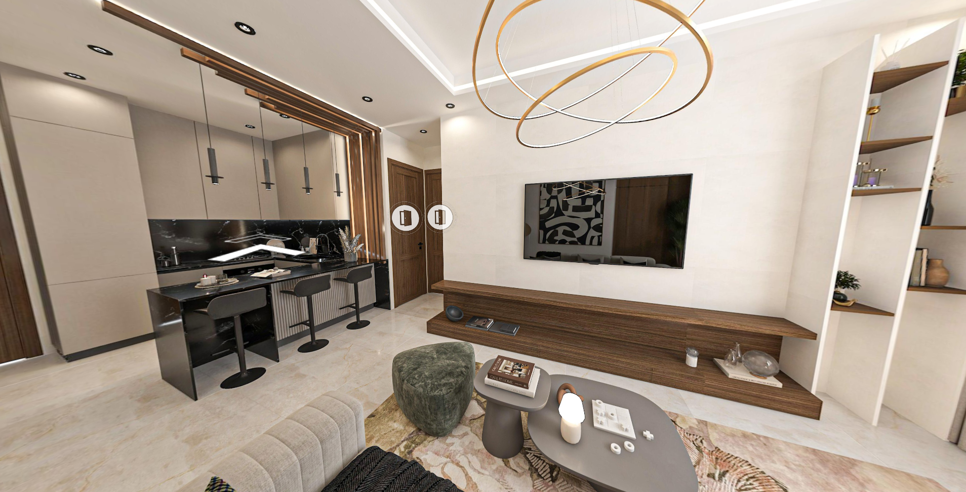 Visite 360° Studio Damia Living